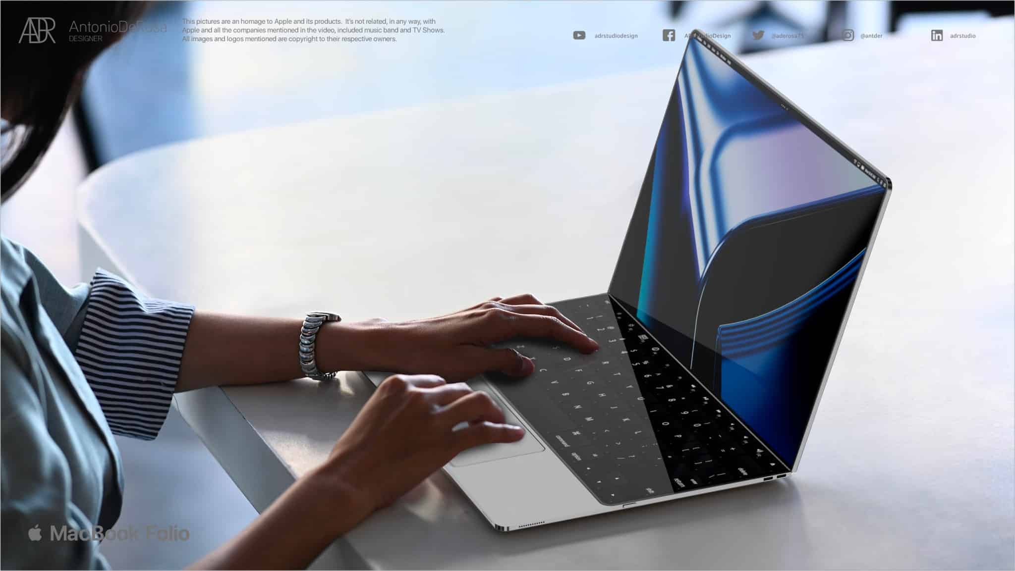Virtual keyboard on Foldable Mac