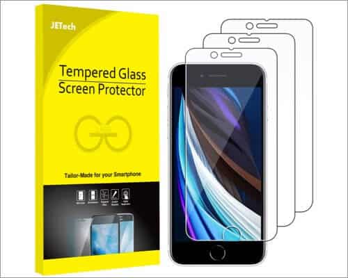 jetech screen protector for iphone se 2020