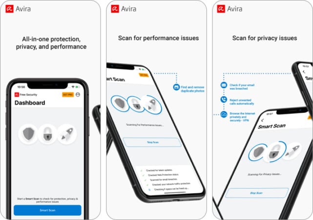 Avira Mobile Security app for iPhone