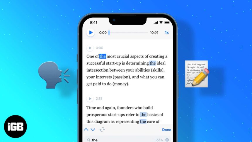 text to speech app for iphone