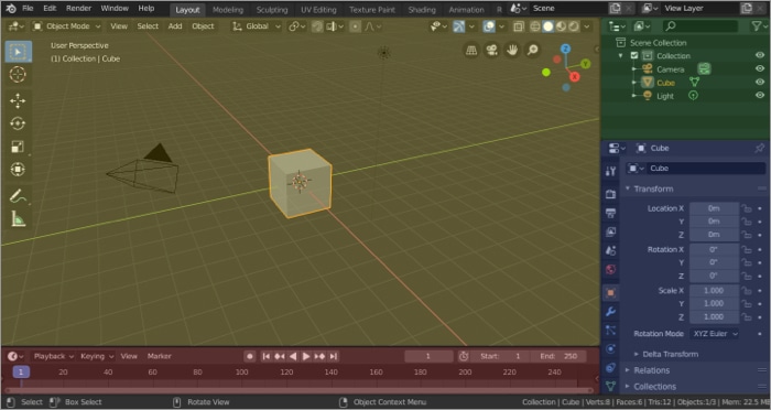 Blender best free 3D modeling software