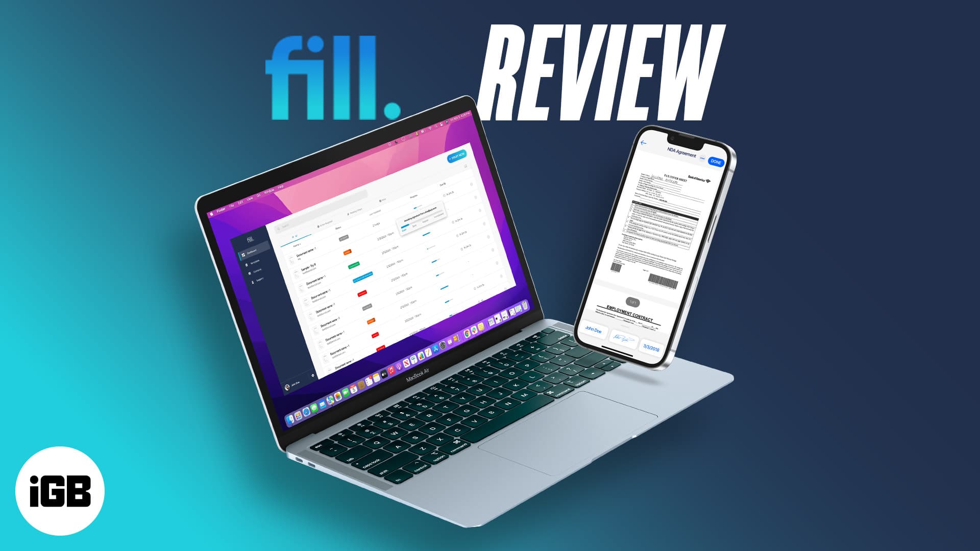 Fill PDF editor review: Scan and sign PDFs on the go