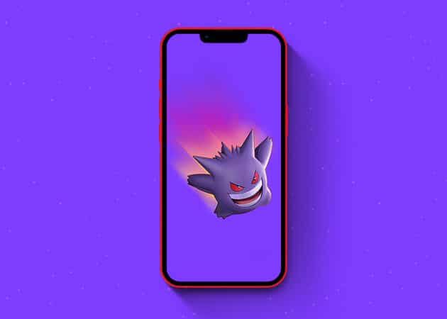 Ghost Pokemon gengar iPhone wallpaper