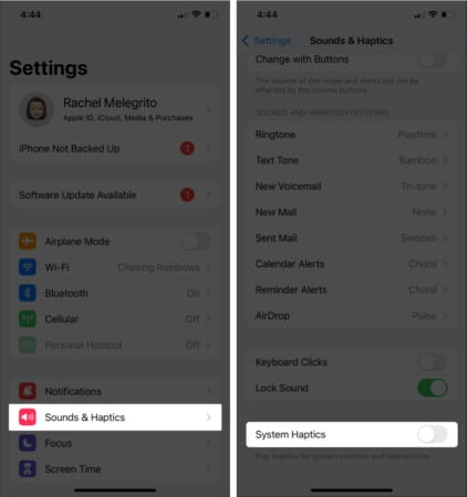 How to disable haptic feedback entirely on iPhone