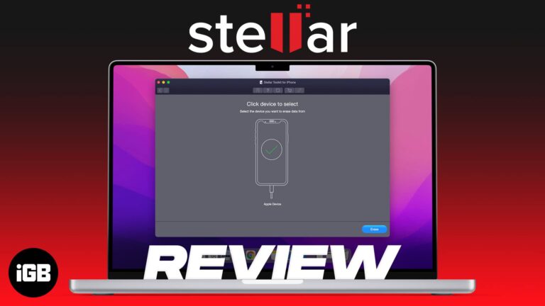 How to permanently delete all iPhone data using Stellar Eraser