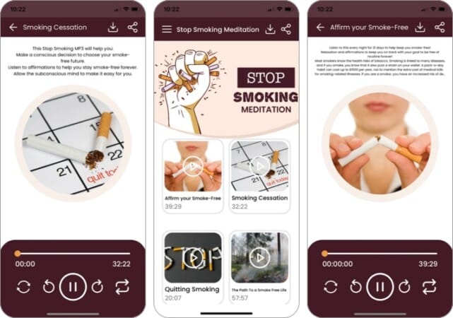 Quit Smoking Hypnosis by MT app for iPhone and iPad