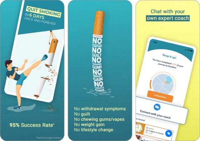 QuitSure Quit Smoking Easily app for iPhone