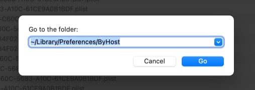 Type code in address bar on Mac