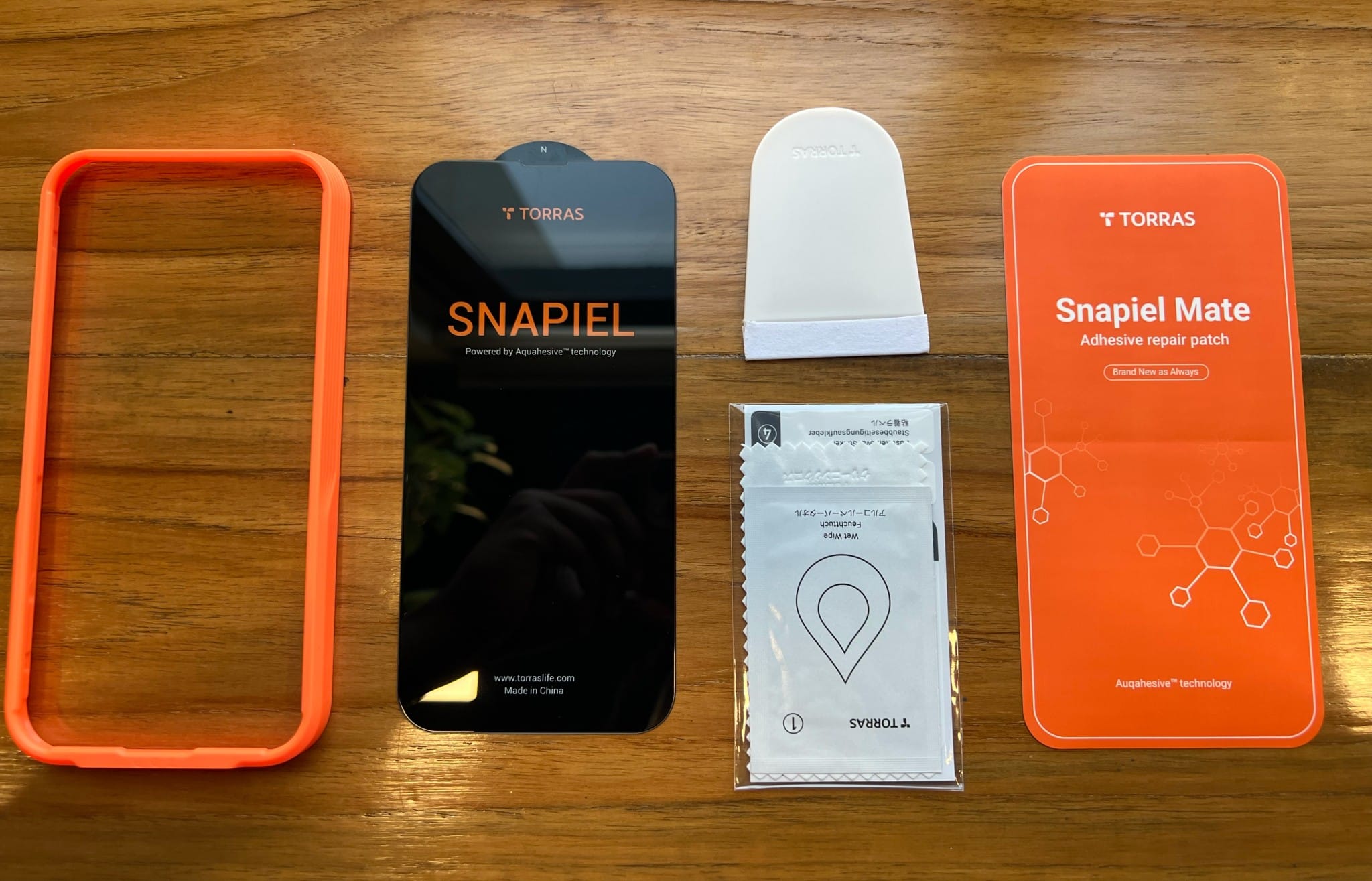 Unboxing experience of the Snapiel TORRAS