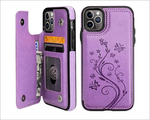 Vaburs Case with Card Holder for iPhone 11 Pro