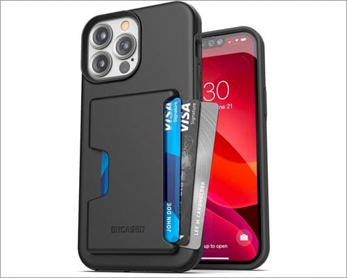 encased iphone 13 pro max wallet case