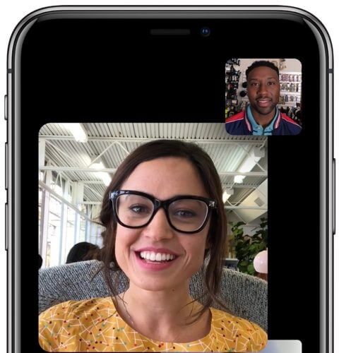 facetime eye contact using augmented reality