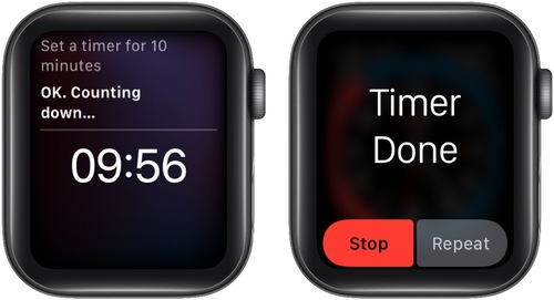 How to set timer on apple watch