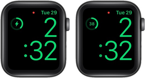 See Exact Apple Watch Battery Percentage While Charging