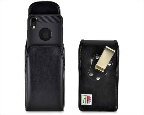 turtleback vertical holster belt clip case for iphone 11