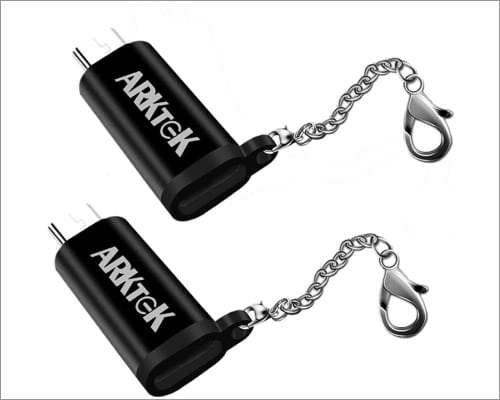 Адаптер ARKTEK Micro USB с цепочкой для ключей