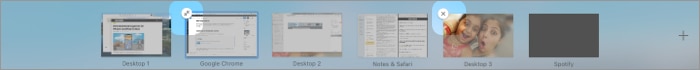 How to use Mission Control on Mac Master the art of multiple desktops Close Spaces in Mission Control