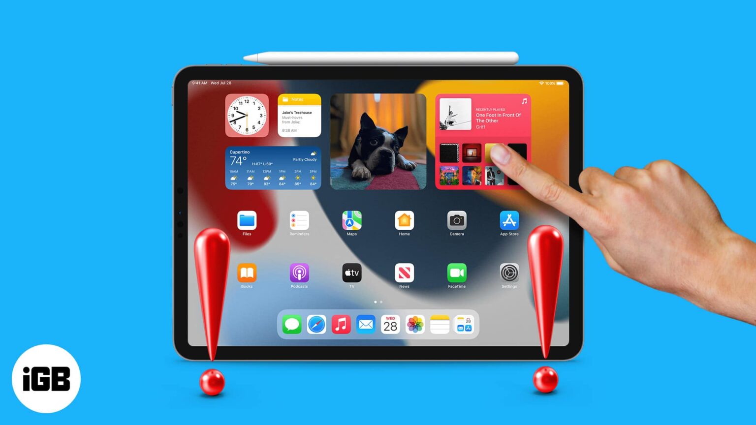 my ipad screen is not sensitive to touch