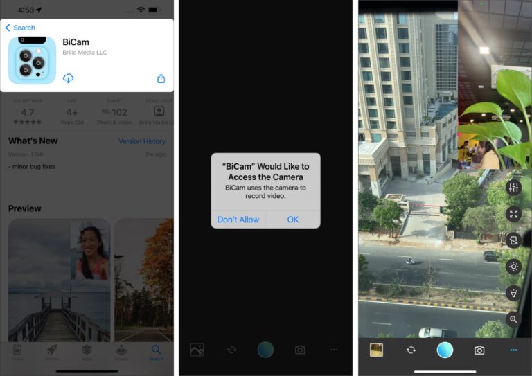 How to use both cameras on iPhone at the same time iGeeksBlog