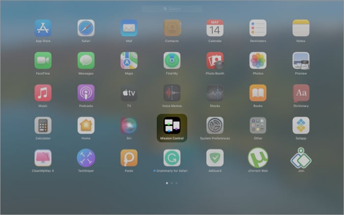 How to use Mission Control on Mac Master the art of multiple desktops How to open Mission Control via Launchpad