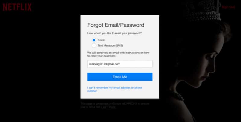 How to reset your Netflix password on Mac