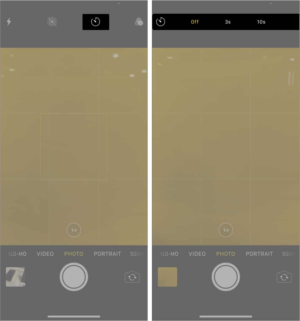 How to use the timer on iPhone Camera - 50