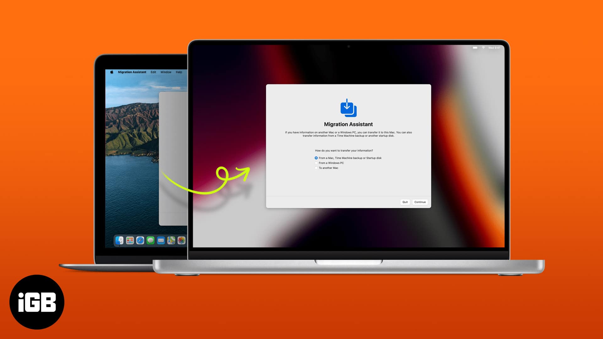 How to transfer data from old to new mac