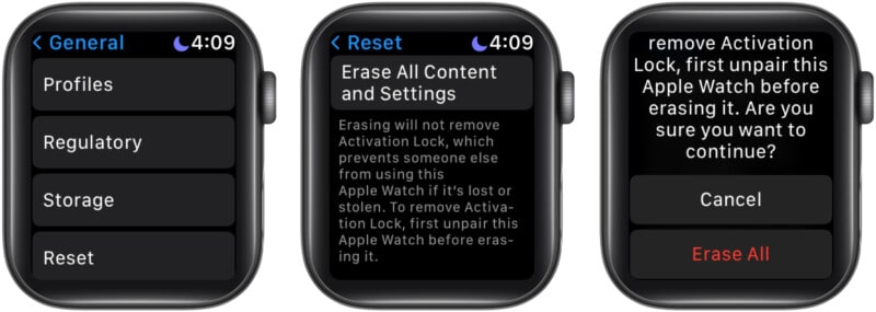 How to unpair an Apple Watch without the iPhone