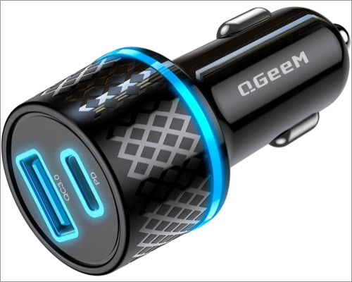 QGeeM Car Charger Adapter for iPhone