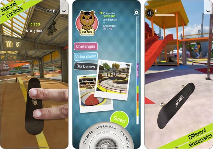Touchgrind Skate 2 iPhone Skateboard Game Screenshot