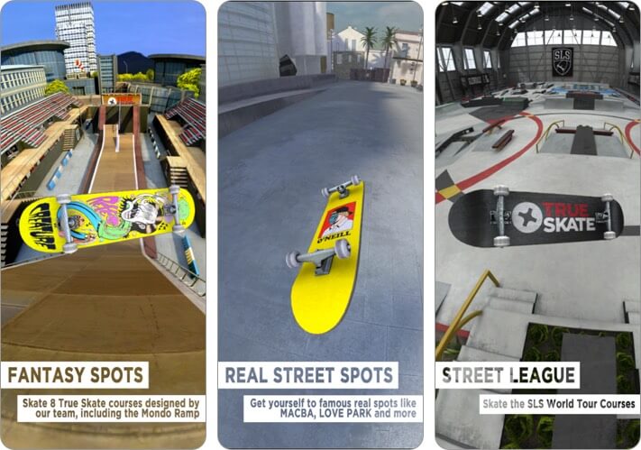 True Skate iPhone Skateboard Game Screenshot