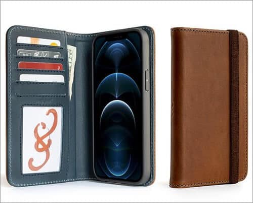Pad & Quill Bella Fino Leather Wallet Case for iPhone 12 Pro Max