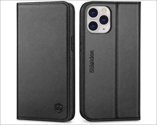 SHIELDON Genuine Leather Case for iPhone 12 Pro Max