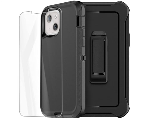 AICase iPhone 13 Case with Belt-Clip