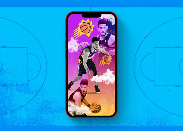 Devin Booker basketball wallpaper iPhone