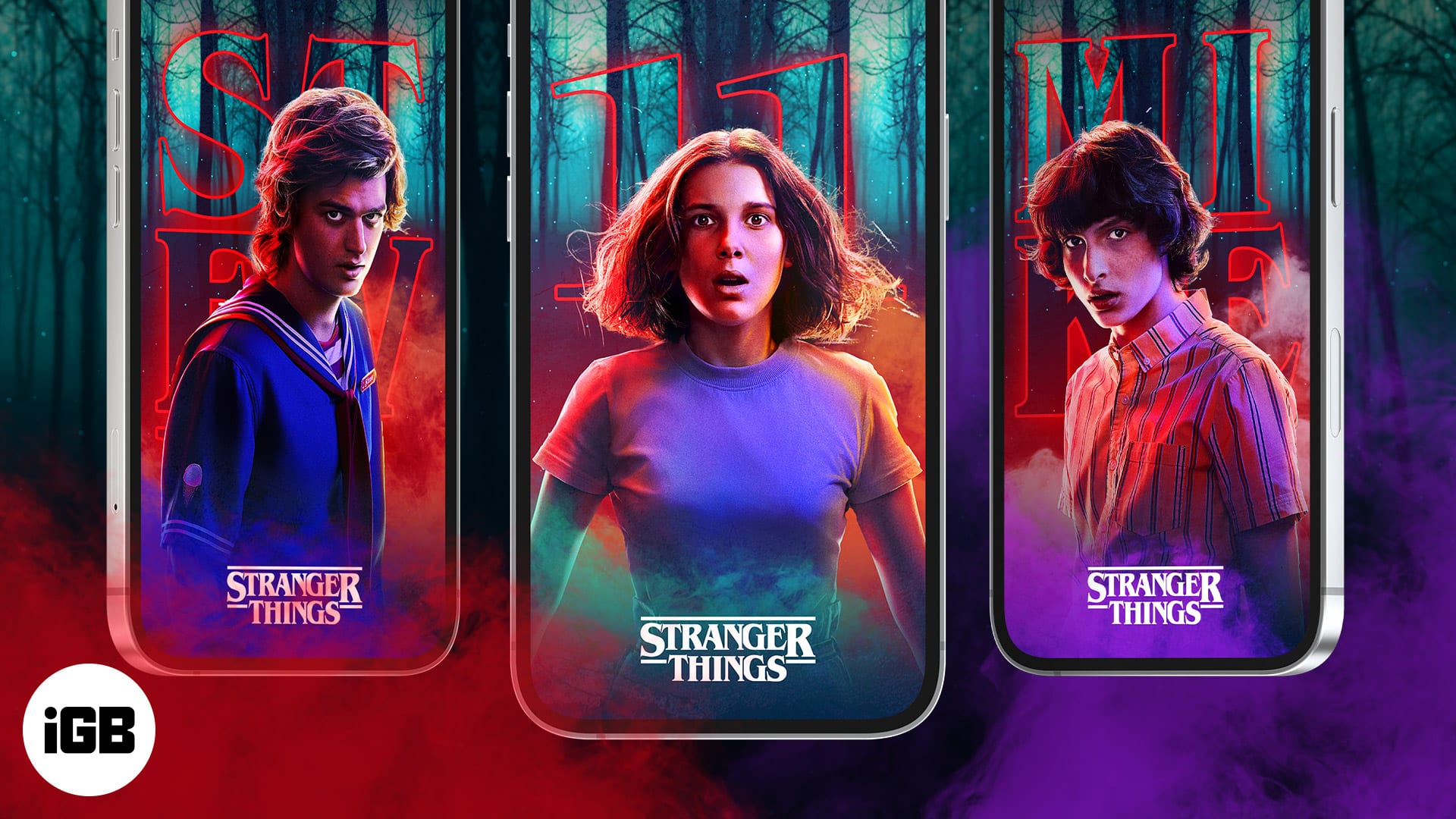 Eleven Stranger Things wallpapers for iPhone in 2023 - iGeeksBlog