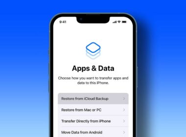 How to restore iPhone or iPad from a backup