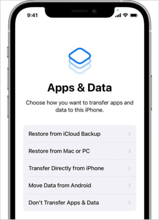 How to restore iPhone or iPad from an iCloud backup