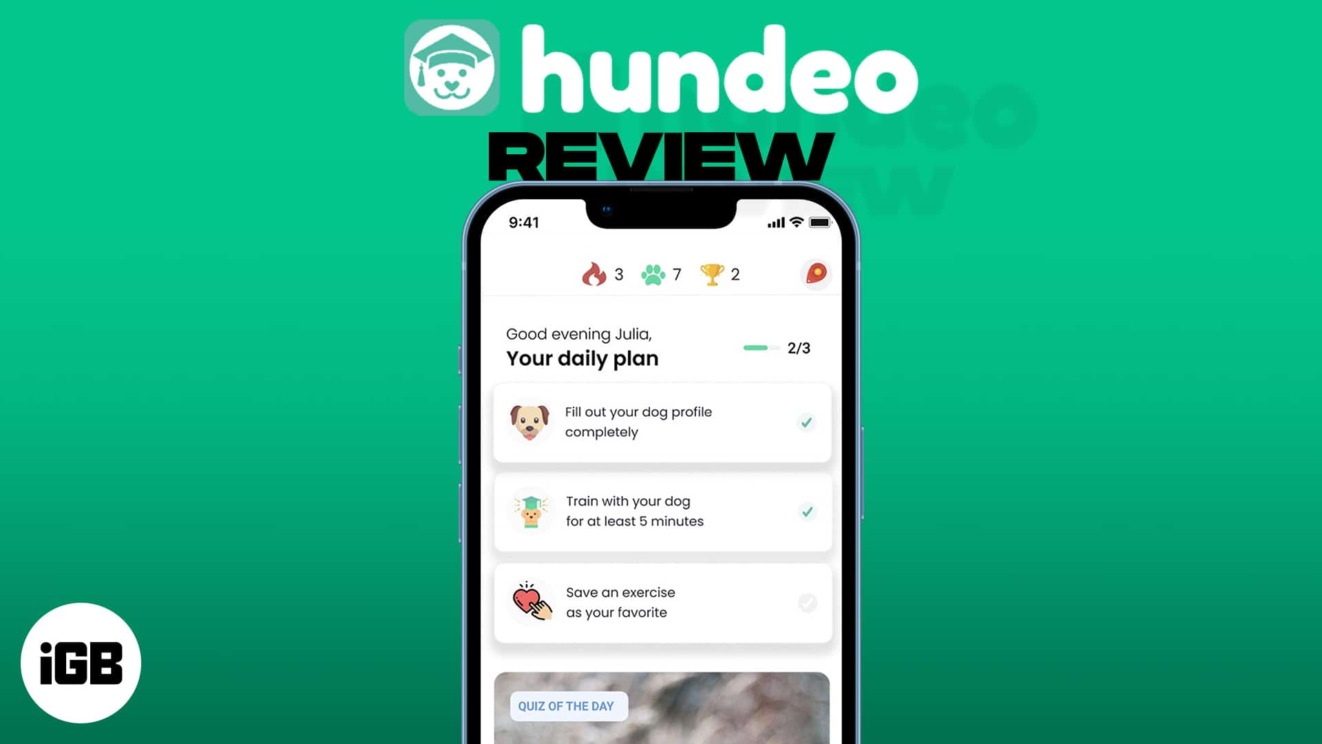 Hundeo dog training ios app