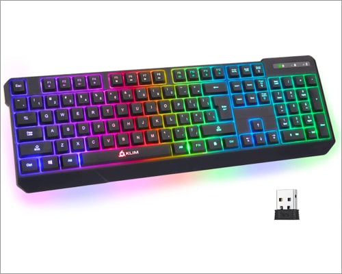 KLIM Chroma Wireless Gaming Keyboard for Mac