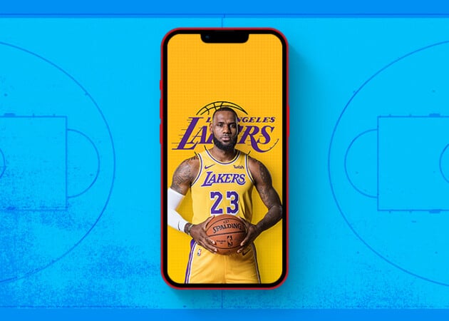 LeBron James basketball iPhone wallpaper