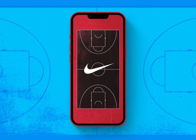 Nike Basketball Court Cool Wallpapers IPhone 630x450 1