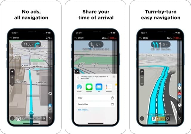 TomTom GO Navigation traffic app screenshot