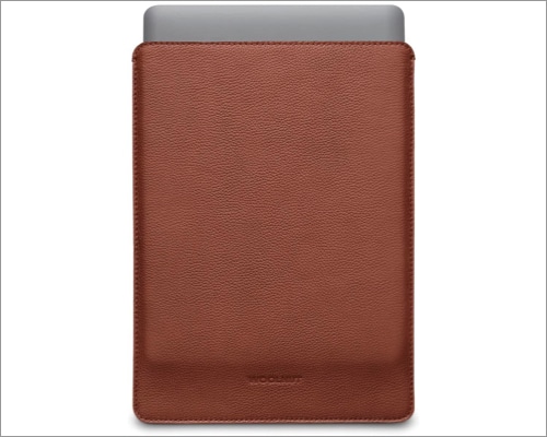 Woolnut leather & wool sleeve case for 13-inch MacBook Pro
