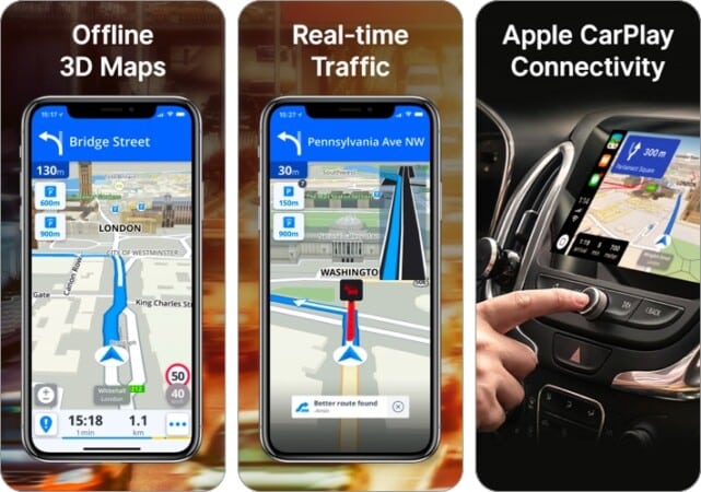 sygic traffic app screenshot