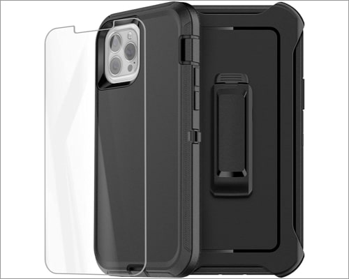 AICase for iPhone 13 Pro Max with Belt-Clip