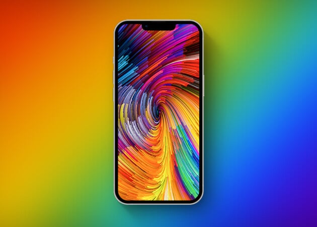 Abstract Colorful iPhone Wallpaper