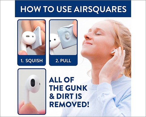 AirSquares Earbud Cleaning Putty for Apple AirPods