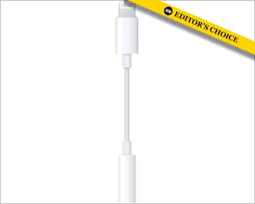 Apple headphone adapter for iPhone
