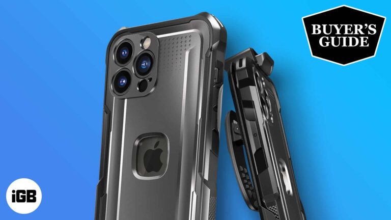 Best belt clip cases for iPhone 13 Pro Max in 2024